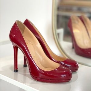 Christian Louboutin — 36.5 RED Patent Leather heel